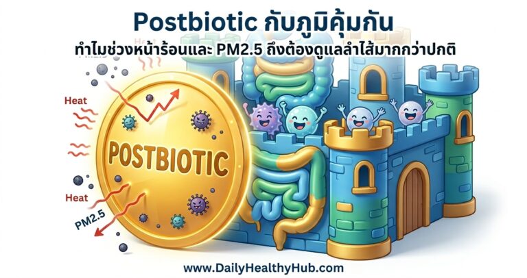 Postbiotic-กับภูมิคุ้มกัน-หน้าร้อนและ-PM2.5-ดูแลลำไส้มากกว่าปกติ