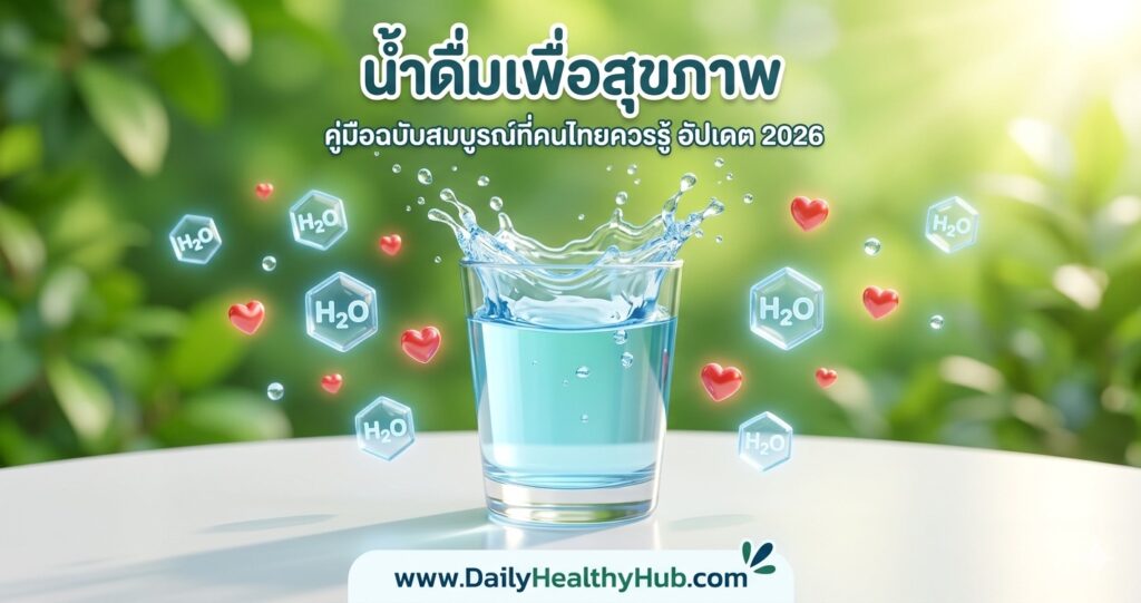 น้ำดื่มเพื่อสุขภาพ: คู่มือฉบับสมบูรณ์ที่คนไทยควรรู้